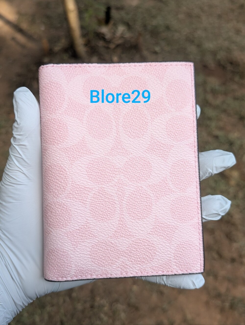Powder Pink Passport Cover